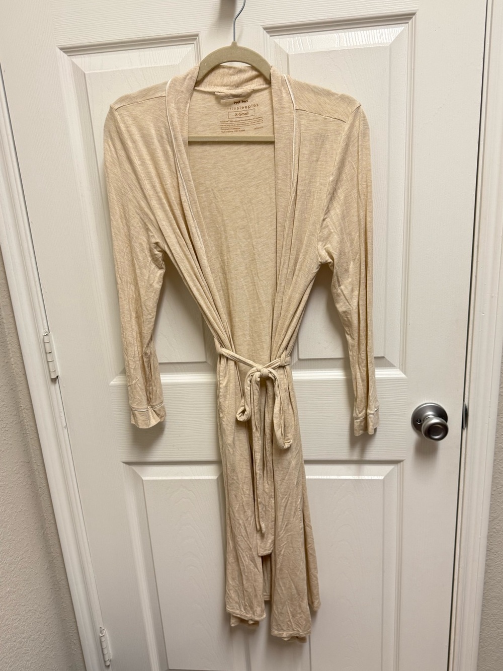 Little Sleepies Cream Belted Robe